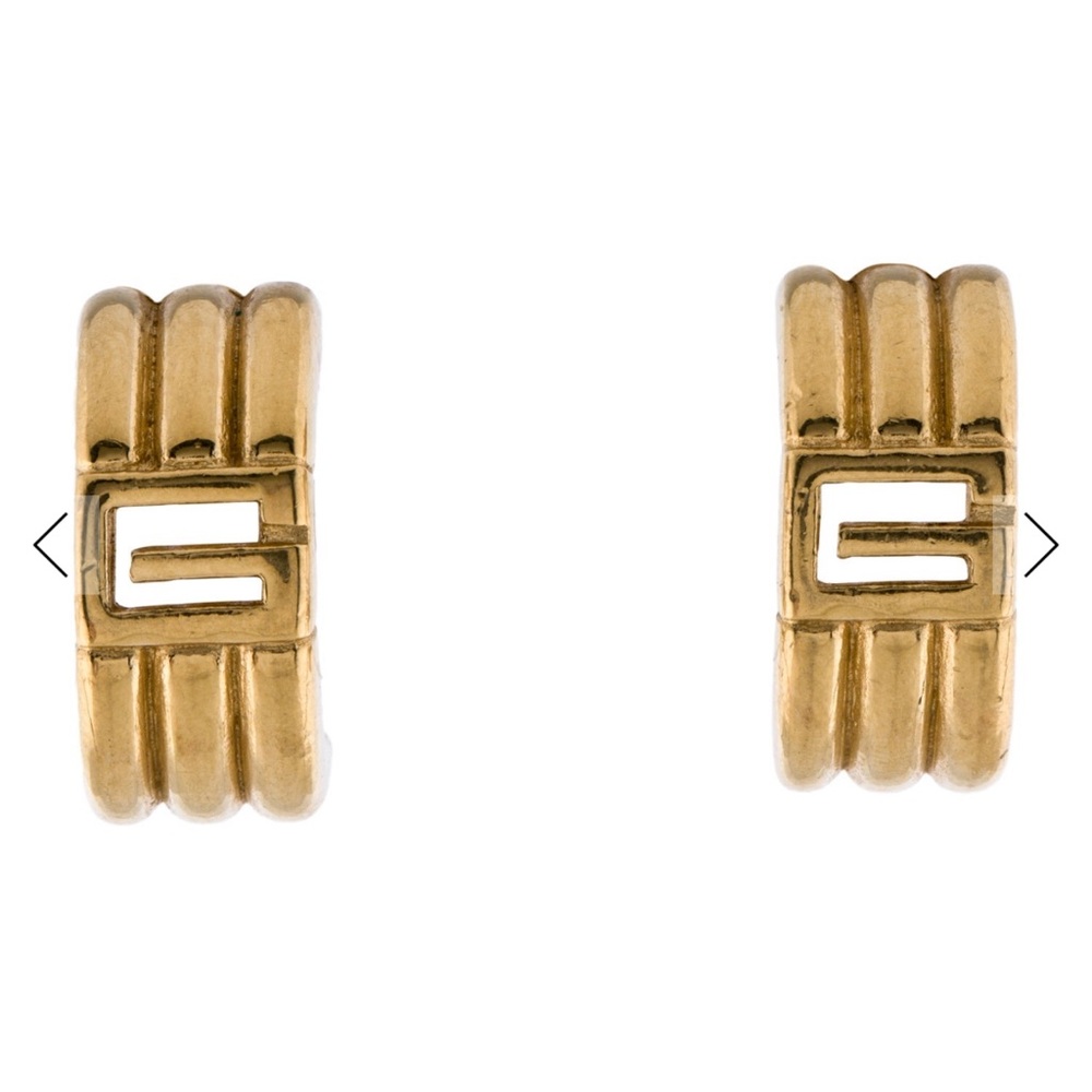 Vintage Givenchy Gold Clip-On Earrings